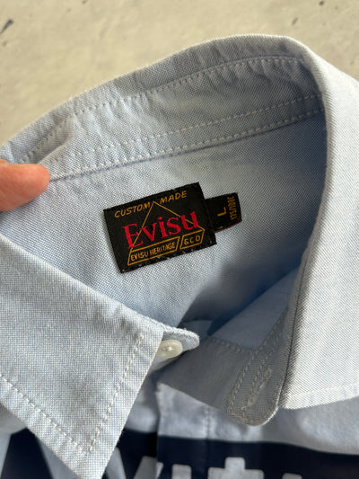 Evisu Spell Out Long Sleeve Shirt (L)