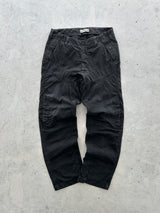 AW/00 Stone Island stencil spell out Jet Pants (W32 x L32)