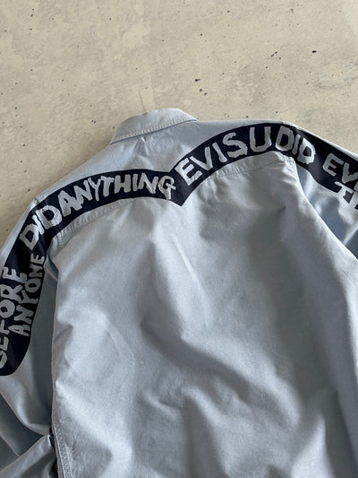 Evisu Spell Out Long Sleeve Shirt (L)