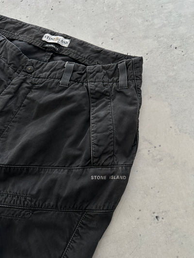 AW/00 Stone Island stencil spell out Jet Pants (W32 x L32)