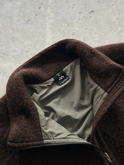 Mont Bell Lined Zip Up Fleece Jacket (L)