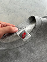90's Nike Embroidered Spell Out Crewneck Sweatshirt (L)