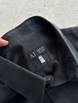 Armani Jeans Checked Long Sleeve Shirt (M)