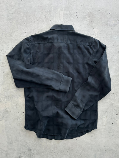 Armani Jeans Checked Long Sleeve Shirt (M)