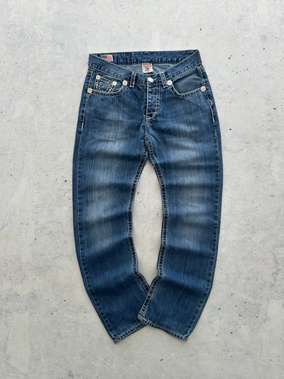 True Religion Billy Bg T thick stitch Denim Jeans (W33 x L32)