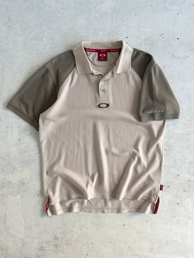 90's Oakley C1 Air-vent Embroidered eclipse Polo Shirt (L)