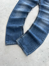 True Religion Billy Bg T thick stitch Denim Jeans (W33 x L32)