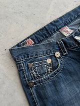 True Religion Billy Bg T thick stitch Denim Jeans (W33 x L32)