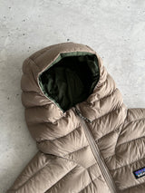 Patagonia Down Fill sweater hoody zip up Jacket (M)