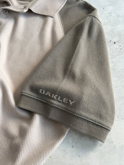 90's Oakley C1 Air-vent Embroidered eclipse Polo Shirt (L)