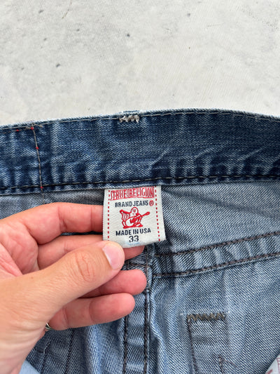True Religion Billy Bg T thick stitch Denim Jeans (W33 x L32)