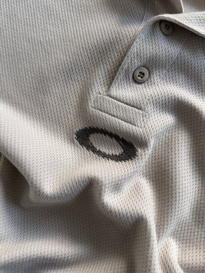 90's Oakley C1 Air-vent Embroidered eclipse Polo Shirt (L)