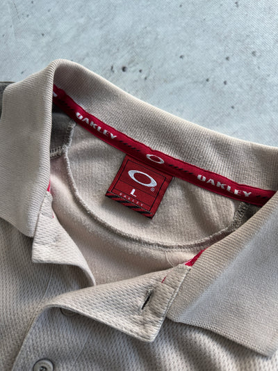 90's Oakley C1 Air-vent Embroidered eclipse Polo Shirt (L)