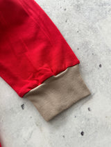 90's Ferrari Shell Long Sleeve Polo Shirt (L)