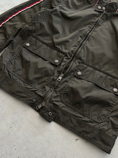 Moncler Zip Up Lalay nylon biker Jacket (S)