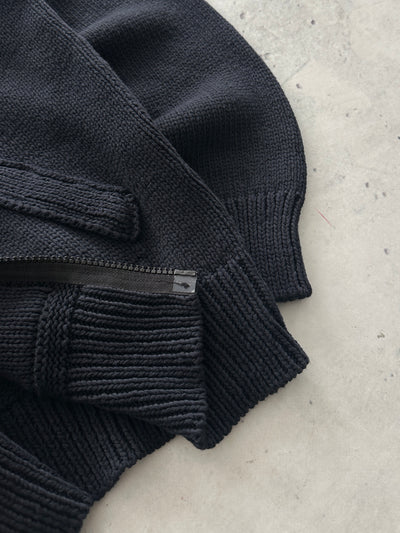 SS/12 Stone Island Chunky Knit Zip Up Hoodie (XXL)