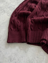 Ralph Lauren Cable Knit Crewneck Jumper (M)