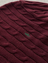 Ralph Lauren Cable Knit Crewneck Jumper (M)