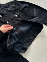 90's Versace Jeans Couture Satin Button Up Jacket (Women's M)