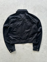 90's Versace Jeans Couture Satin Button Up Jacket (Women's M)