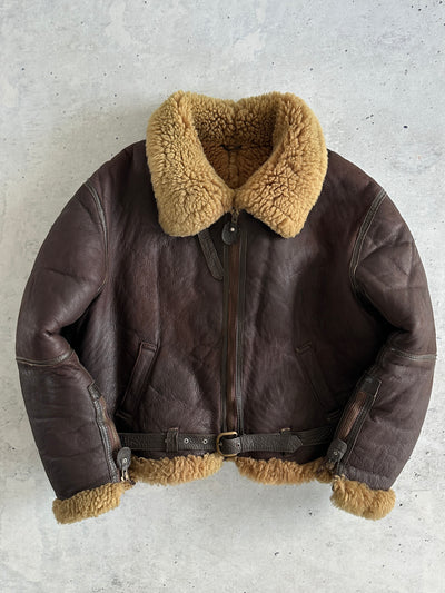 Vintage RAF Association 'Irvin' Sheepskin Flying Jacket (L)
