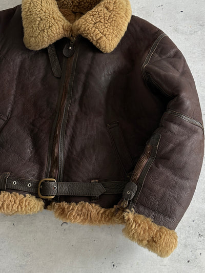 Vintage RAF Association 'Irvin' Sheepskin Flying Jacket (L)