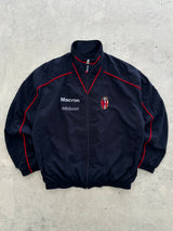2001/03 Macron Bologna FC Zip Up Track Jacket (L)