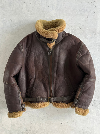 Vintage RAF Association 'Irvin' Sheepskin Flying Jacket (L)