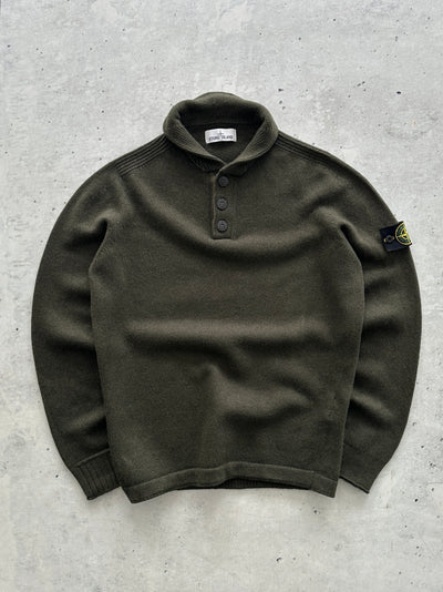 AW/16 Stone Island Wool Knit Pullover Jumper (M)
