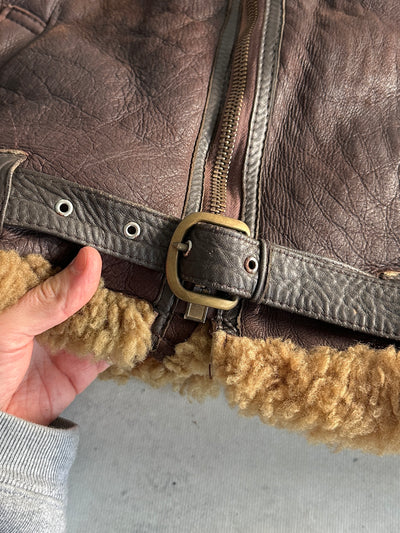 Vintage RAF Association 'Irvin' Sheepskin Flying Jacket (L)