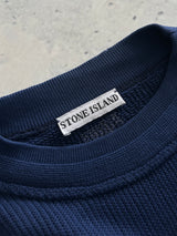 90's Stone Island Loose Knit Crewneck Jumper (L)