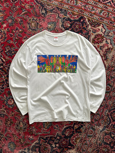 SS/19 Supreme Gilbert & George Death After Life Long Sleeve T Shirt (M)