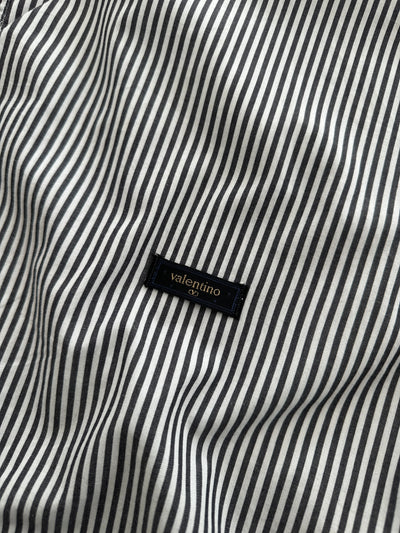 90's Valentino Jeans Vertical Stripe Shirt (XL)