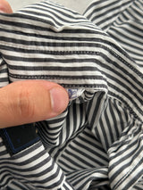 90's Valentino Jeans Vertical Stripe Shirt (XL)