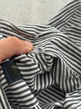 90's Valentino Jeans Vertical Stripe Shirt (XL)