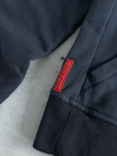 Prada Sport Zip Up nylon hood Hoodie (Women's S/M)