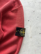 Vintage Stone Island Ribbed 1/4 Zip Pullover Jumper (M)