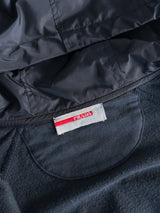 Prada Sport Zip Up nylon hood Hoodie (Women's S/M)