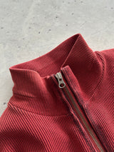 Vintage Stone Island Ribbed 1/4 Zip Pullover Jumper (M)