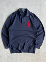 Ralph Lauren Big Logo Long Sleeve Polo Shirt (S)