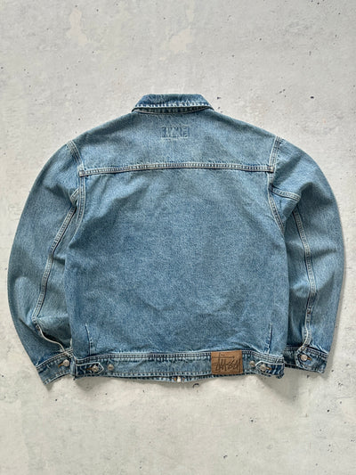 Stussy Denim workwear heavyweight Zip Up Jacket (M)