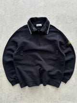 AW/21 Stone Island Heavyweight 1/4 Zip Pullover Sweatshirt (XL)