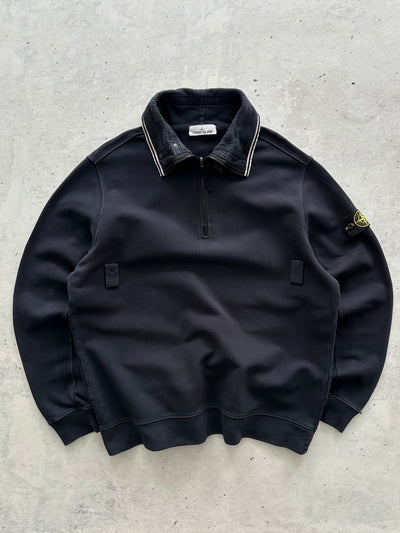 AW/21 Stone Island Heavyweight 1/4 Zip Pullover Sweatshirt (XL)