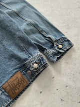 Stussy Denim workwear heavyweight Zip Up Jacket (M)