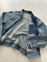 Stussy Denim workwear heavyweight Zip Up Jacket (M)