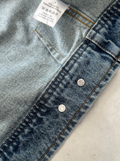 Stussy Denim workwear heavyweight Zip Up Jacket (M)