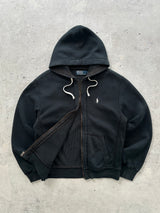 Ralph Lauren Heavyweight Waffle Lined Zip Up Hoodie (S)