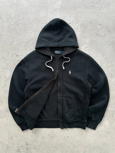 Ralph Lauren Heavyweight Waffle Lined Zip Up Hoodie (S)