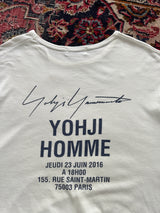 2016 Yohji Yamamoto Pour Homme Paris Staff T Shirt (XL)