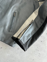 Vintage Levi's Leather Zip Up Racing Jacket (M)